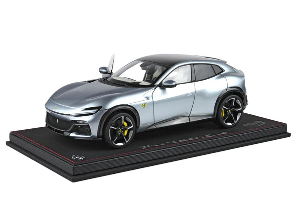 Ferrari Purosangue diecast panoramic roof - Grigio Titanio - HE180053ADIE