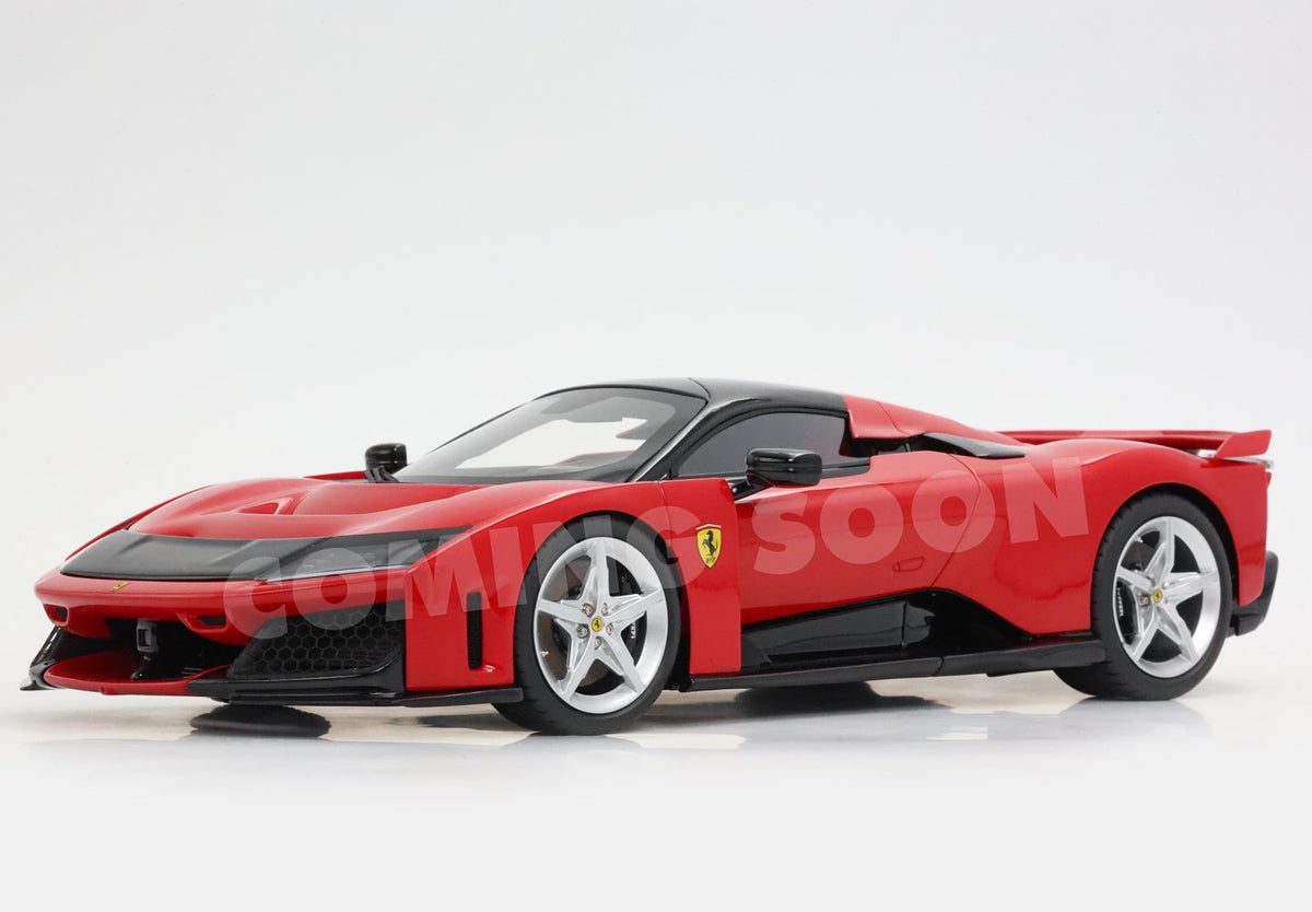 1:18 Ferrari F80 metal diecast full open Rosso Corsa with bicolor wheels - POLYFOAM PACK - HE180054A