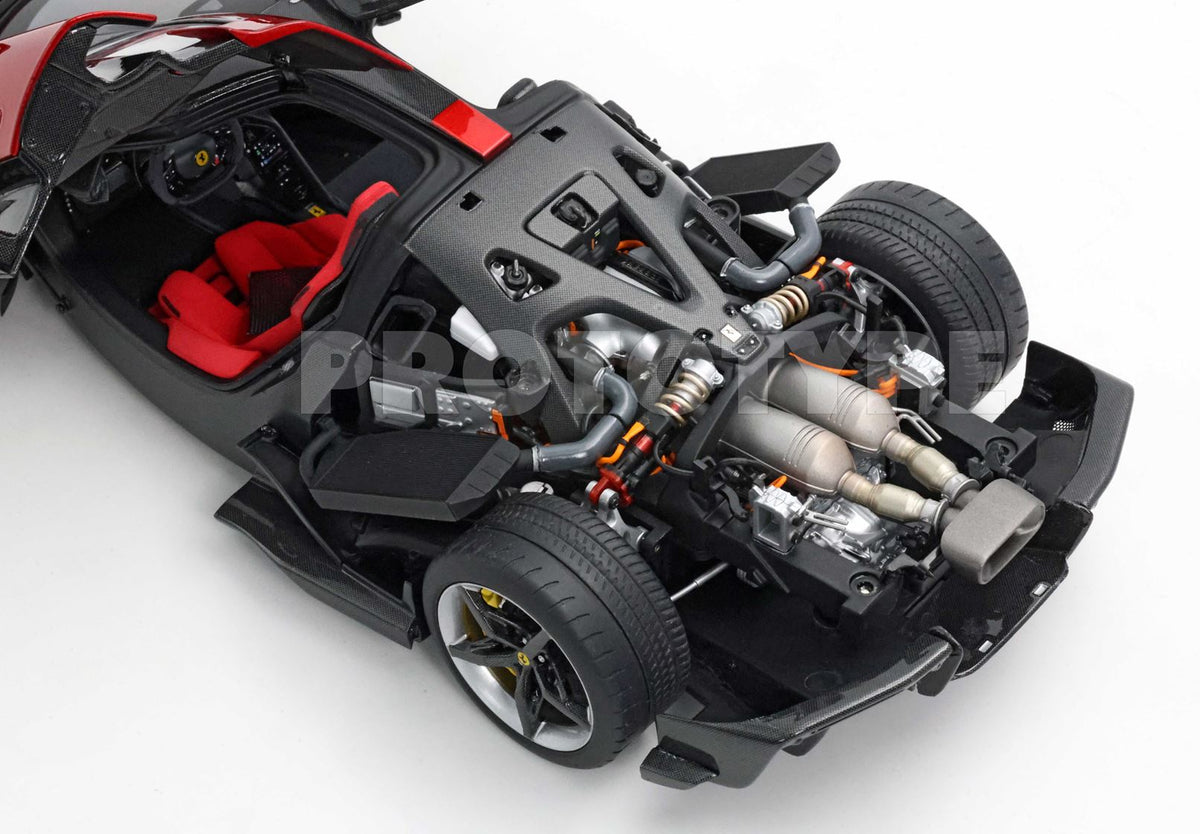 1:18 BBR Ferrari F80 metal diecast apribile Rosso Supercar - POLYFOAM PACK