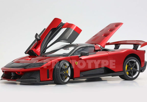 1:18 Ferrari F80 Diecast full open Rosso Supercar - LAUNCH PACK - HE180054H
