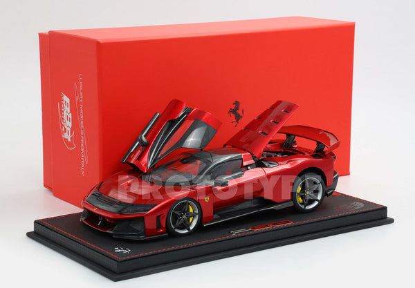 1:18 Ferrari F80 Diecast full open Rosso Supercar - LAUNCH PACK - HE180054H