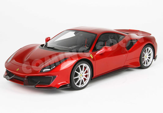 Ferrari 488 Pista - metal diecast - full open Rosso Fuoco - POLYFOAM PACK - HE180055C