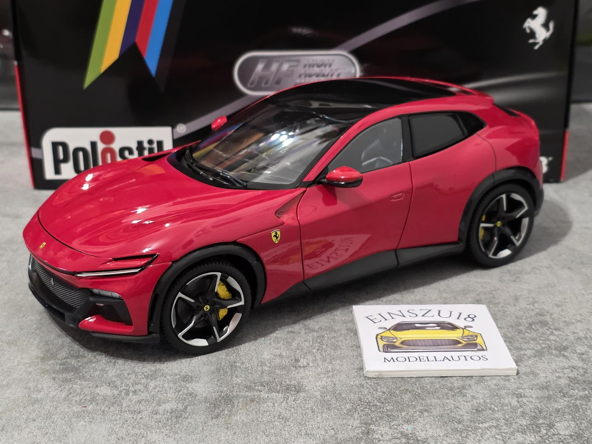 Ferrari Purosangue (2022) - Rosso Corsa with Black Interior - 1 of 1