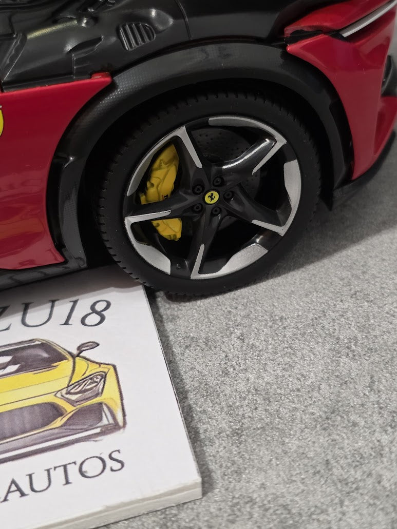 Ferrari Purosangue (2022) - Rosso Corsa with Black Interior - 1 of 1