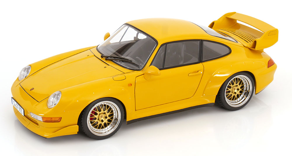 Porsche 911 (993) GT2 1996 BBS rims yellow [Maßstab 1:12]