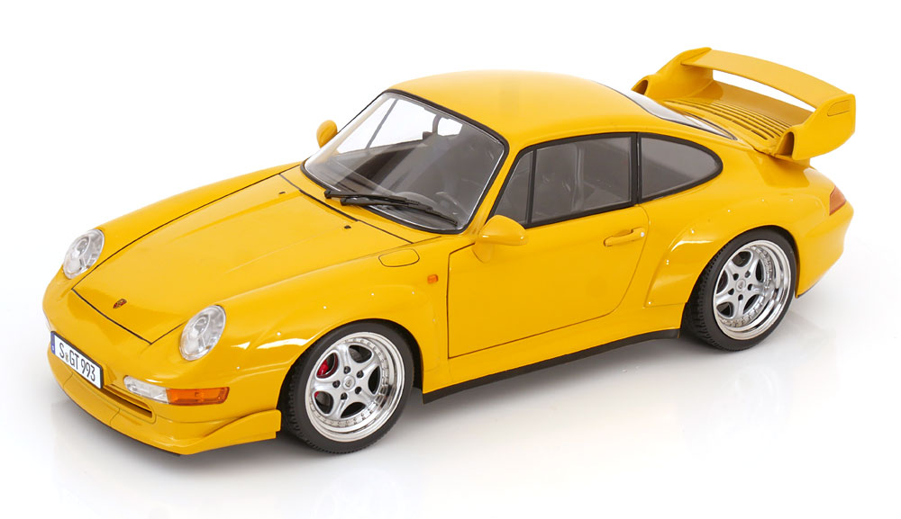 Porsche 911 (993) GT2 1996 Speedline rims yellow [Maßstab 1:12]