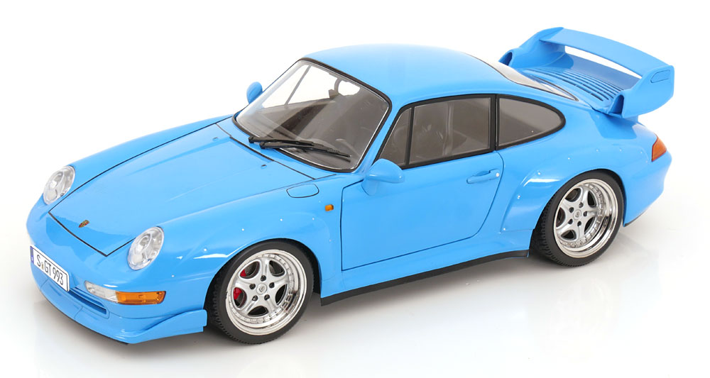 Porsche 911 (993) GT2 1996 Speedline rims lightblue [Maßstab 1:12]