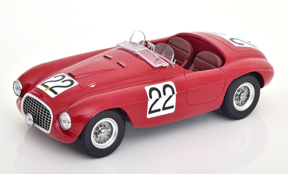 Ferrari 166 MM Barchetta Winner 24h Le Mans 1949 darkred