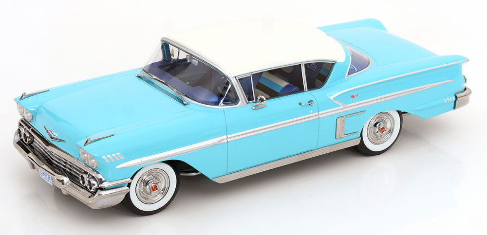 Chevrolet Bel Air Impala Coupe 1958 turquoise/cream