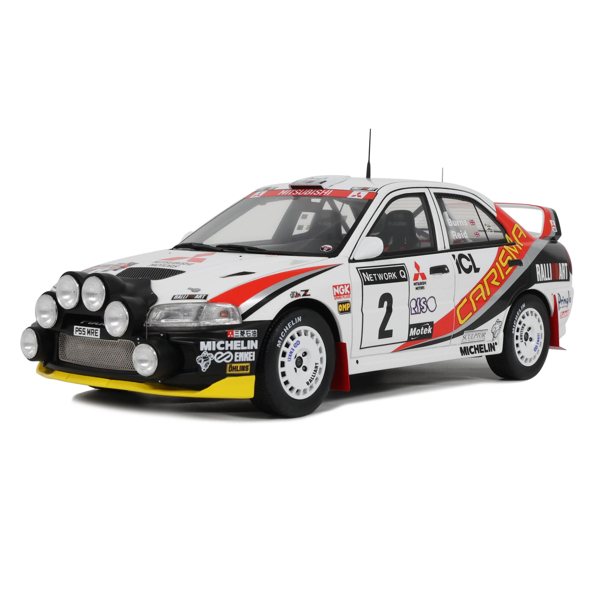 Mitsubishi Carisma GT Gr.A White R.Burns Rac Rally 1997