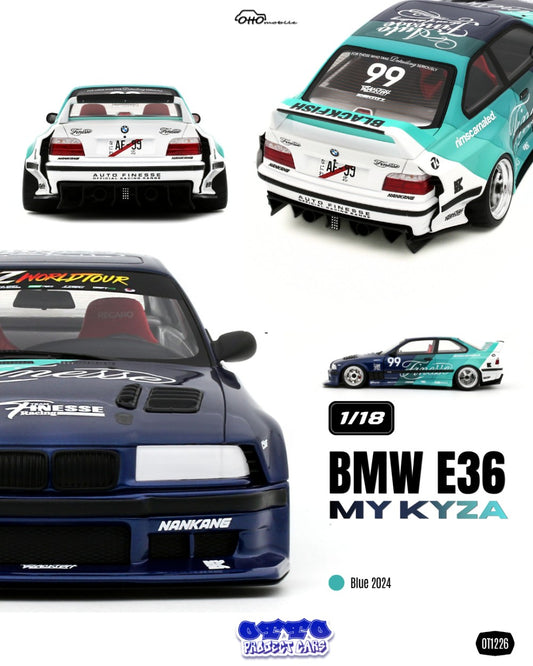 BMW E36 My Kyza - Blue 2024 - OT1226