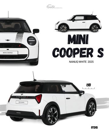 1:18 MINI COOPER S NANUQ WHITE (METALLIC) 2025 OT1245