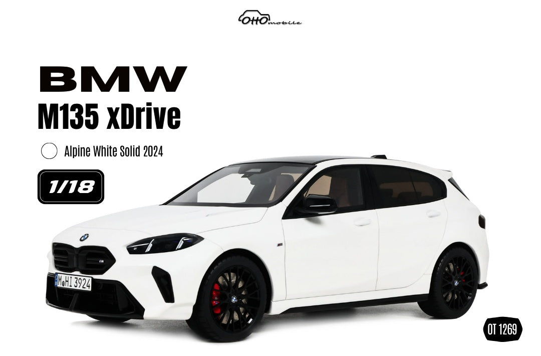 1:18 BMW M135 xDRIVE ALPINE WHITE SOLID 2024 - OT1269