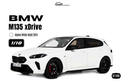 1:18 BMW M135 xDRIVE ALPINE WHITE SOLID 2024 - OT1269