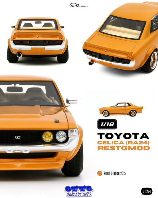 TOYOTA CELICA (RA24) RESTOMOD PEARL ORANGE 2015 - OT1274