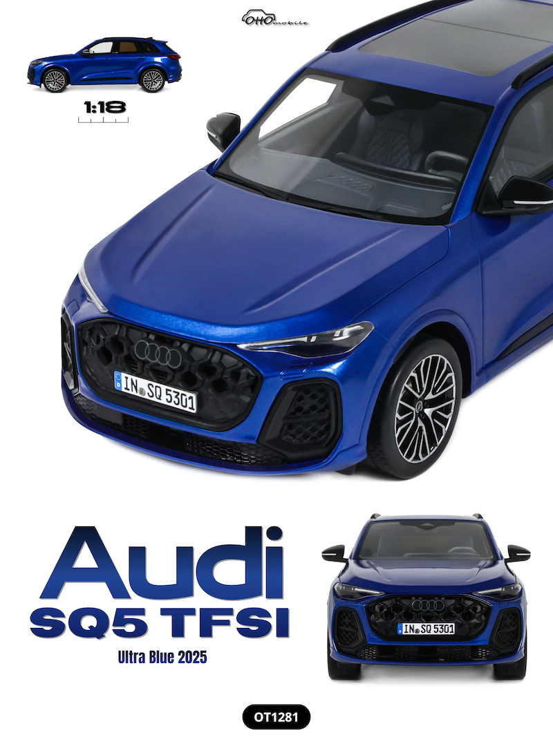1:18 AUDI SQ5 TFSI ULTRA BLUE 2024 - OT1281