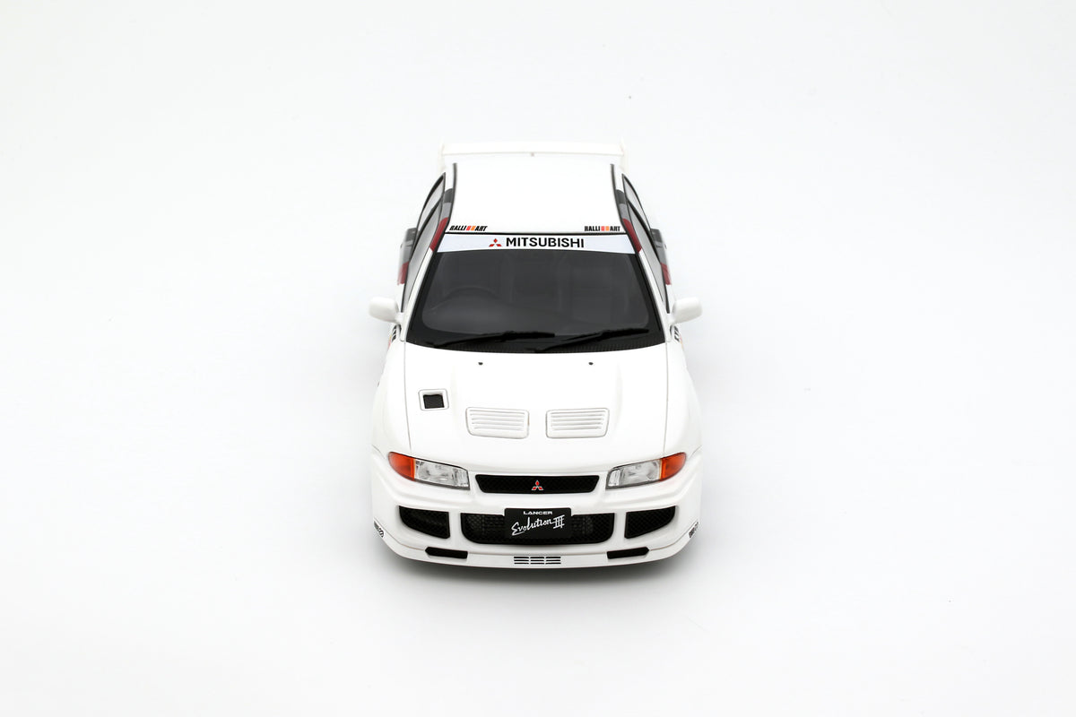 1:18 MITSUBISHI LANCER EVO III SCOTIA WHITE W83 1995 - OT1344