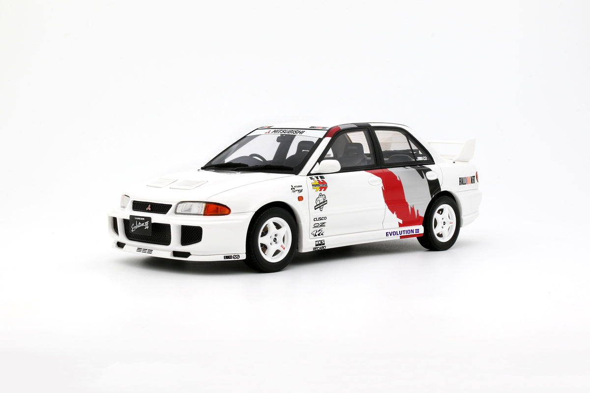 1:18 MITSUBISHI LANCER EVO III SCOTIA WHITE W83 1995 - OT1344