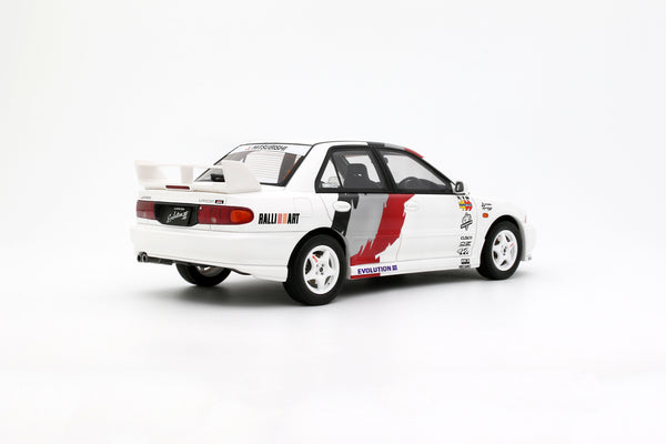1:18 MITSUBISHI LANCER EVO III SCOTIA WHITE W83 1995 - OT1344