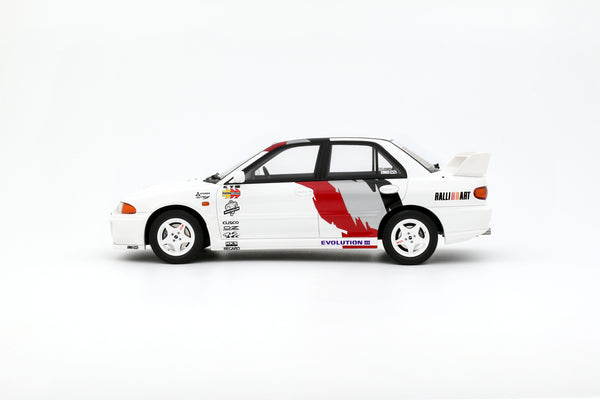 1:18 MITSUBISHI LANCER EVO III SCOTIA WHITE W83 1995 - OT1344
