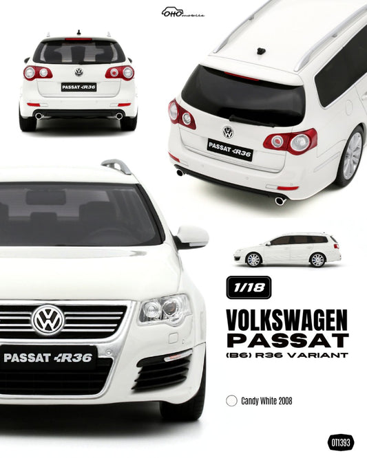 1:18 VOLKSWAGEN PASSAT (B6) R36 VARIANT CANDY WHITE 2008 - OT1393