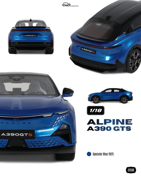1:18 ALPINE A390 GTS SPECULAR BLUE 2025 - OT500