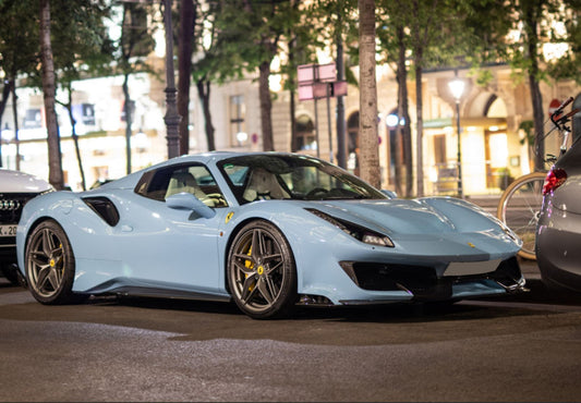 Ferrari 488 Pista Spider Azzurro la Plata - P18162N