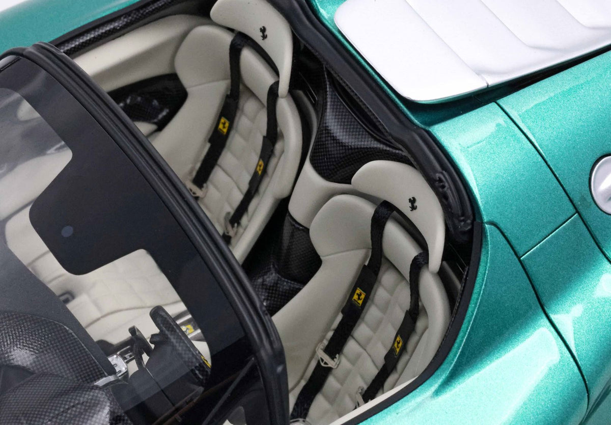 Ferrari SP3 Daytona tetto aperto Green Jewel P18214TMI