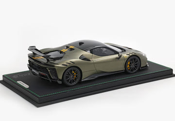 Ferrari SF90 XX Stradale Verde Masoni opaco - yellow stripe P18237R
