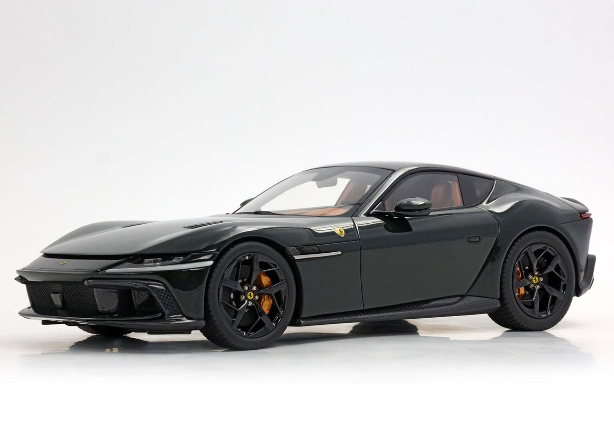1:18 BBR Ferrari 12Cilindri Panoramic roof British Green - P18254H