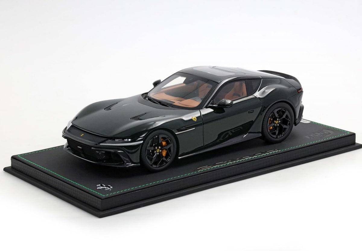 1:18 BBR Ferrari 12Cilindri Panoramic roof British Green - P18254H