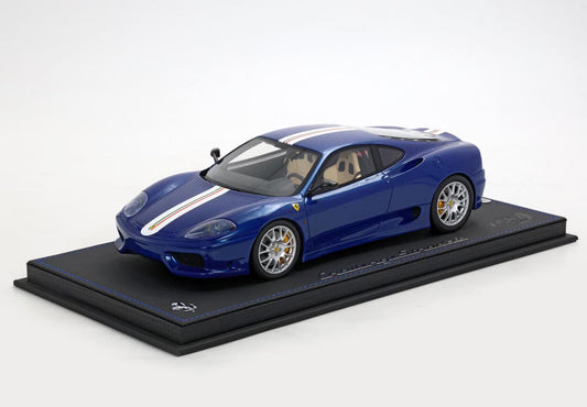 Ferrari 360 Challenge Stradale Blu Tour de France with italian stripe - P18262C
