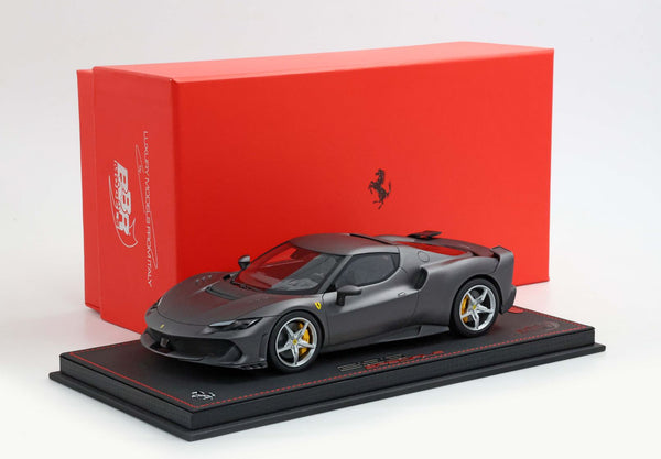 Ferrari 296 Speciale matt Silverstone grey - P18269E