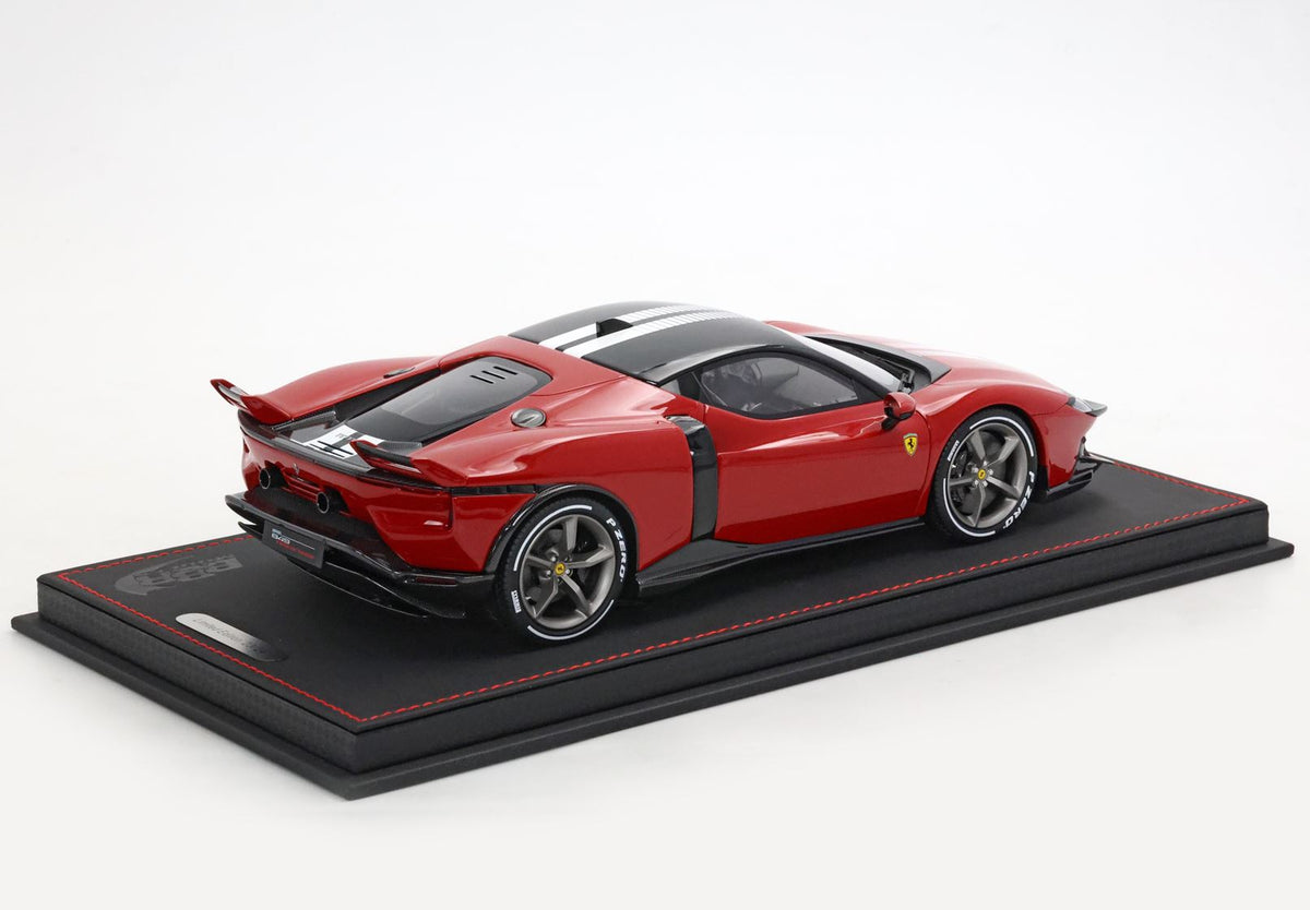 1:18 BBR Ferrari 849 Testarossa Assetto Fiorano Rosso Fiammante e striscia bianca -  P18276B