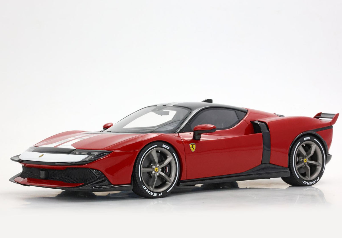 1:18 BBR Ferrari 849 Testarossa Assetto Fiorano Rosso Fiammante e striscia bianca -  P18276B