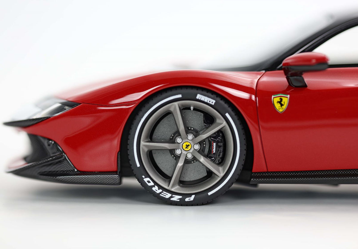 1:18 BBR Ferrari 849 Testarossa Assetto Fiorano Rosso Fiammante e striscia bianca -  P18276B
