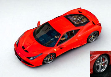 Ferrari 458 Speciale Rosso Corsa - cerchi silver liquid - P1868A3