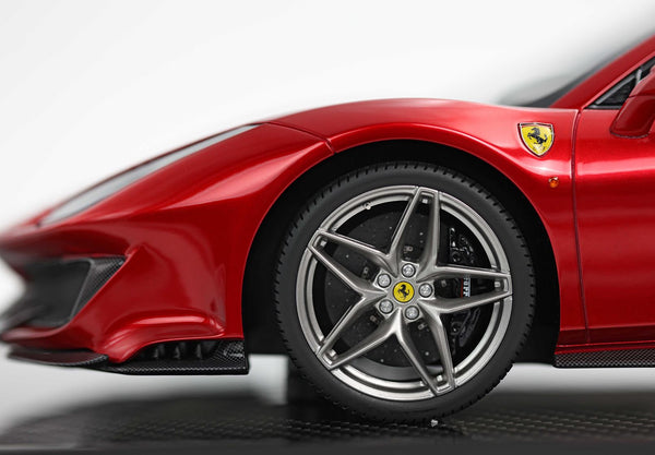 Ferrari 488 Pista Spider Open Roof Rosso Fuoco 1:12