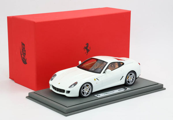 Ferrari 599 GTB Fiorano 2006 Automatic Gear Avus White / Cuoio Interior