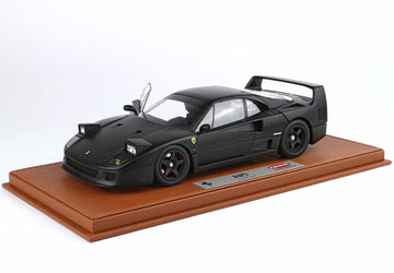 Ferrari F40 Matt Black / Black Seats (BBR-Kyosho)