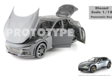 Ferrari Purosangue Panoramic Roof Full-Open Diecast HE180053A - HE180053B