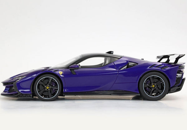 Ferrari SF90 XX Stradale Violet21 & Black Roof / White Interiors