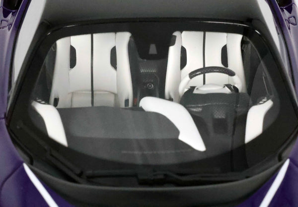 Ferrari SF90 XX Stradale Violet21 & Black Roof / White Interiors