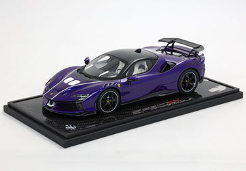 Ferrari SF90 XX Stradale Violet21 & Black Roof / White Interiors