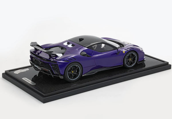 Ferrari SF90 XX Stradale Violet21 & Black Roof / White Interiors