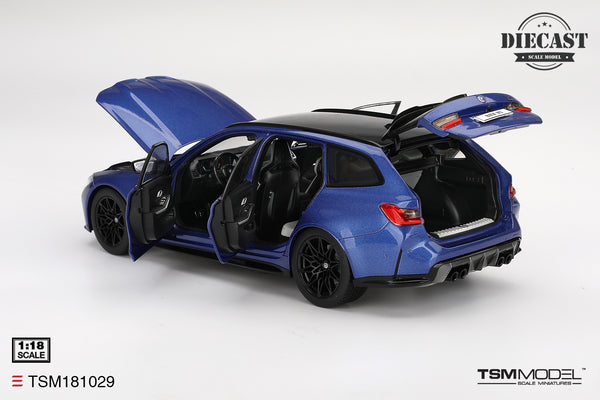BMW M3 Touring G81 2023 Portimao Blue Metallic (All Open)