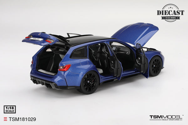 BMW M3 Touring G81 2023 Portimao Blue Metallic (All Open)