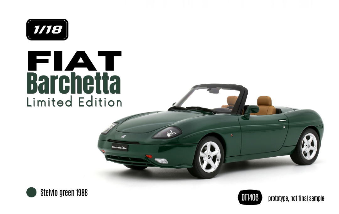 FIAT Barchetta Limited Edition Stelvio green 1988 - OT1406