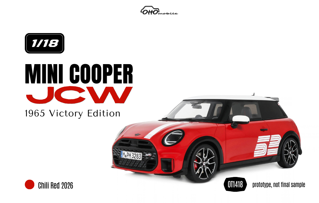 Mini Cooper JCW 1965 Victory Edition Chili Red 2026 - OT1418