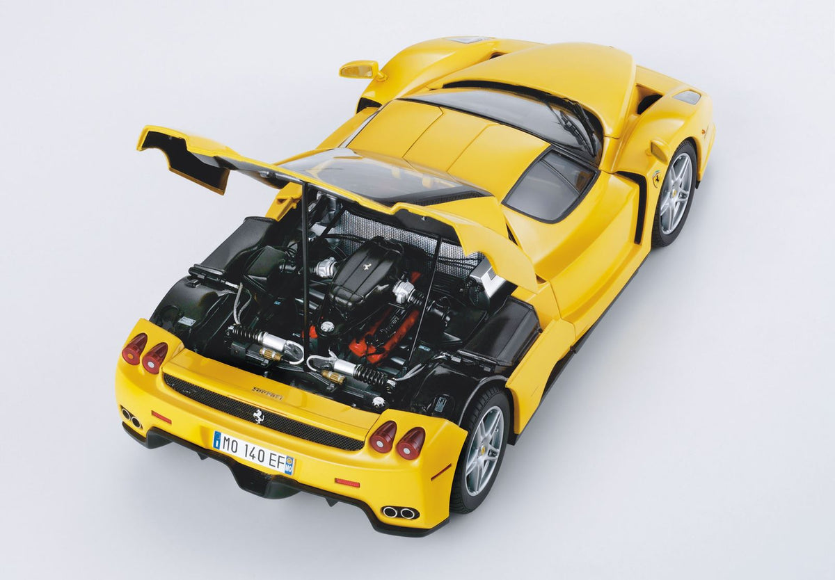 Ferrari Enzo open diecast Giallo Modena - Silver wheels - polifoam pack HE182507